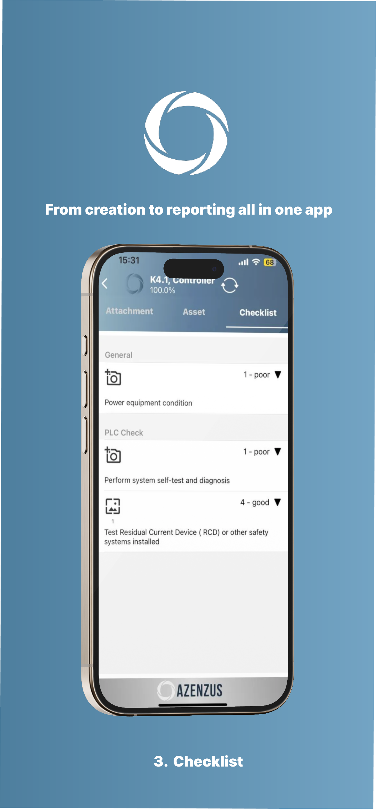 Azenzus Inspection Manager - Screenshot 5 showing product features and functionality