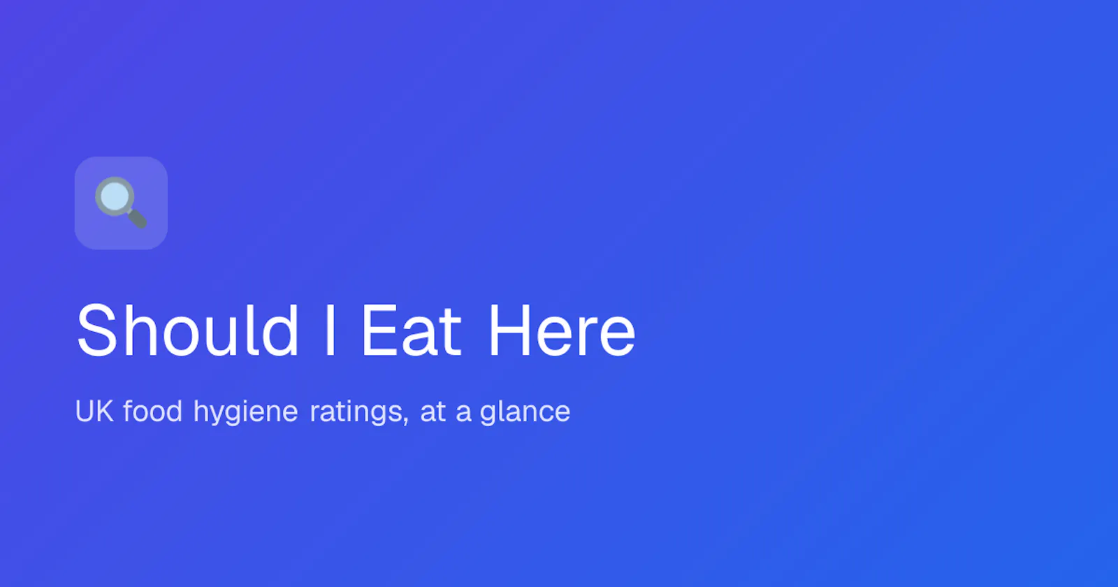 Should I Eat Here screenshot 1