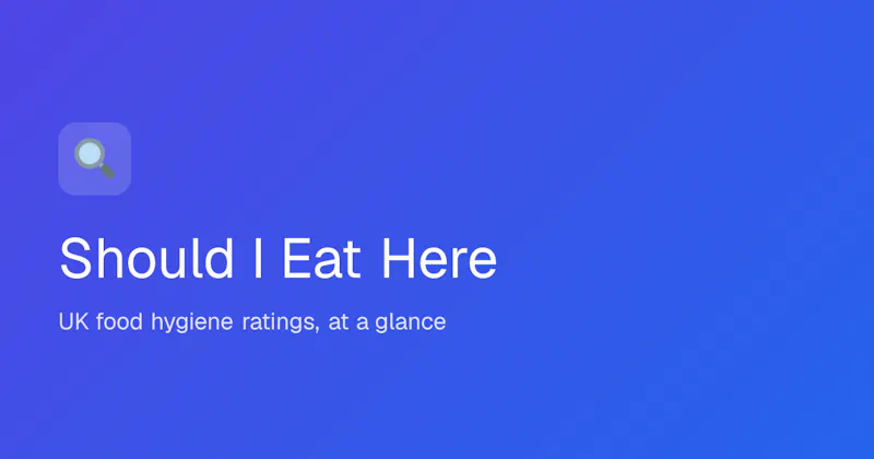 Should I Eat Here screenshot 1