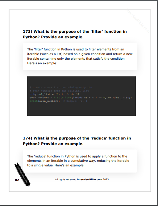 Média The Python Interview Handbook 2023 gratuit - Version gratuite de Popular the Python Interview Handbook 2023 3