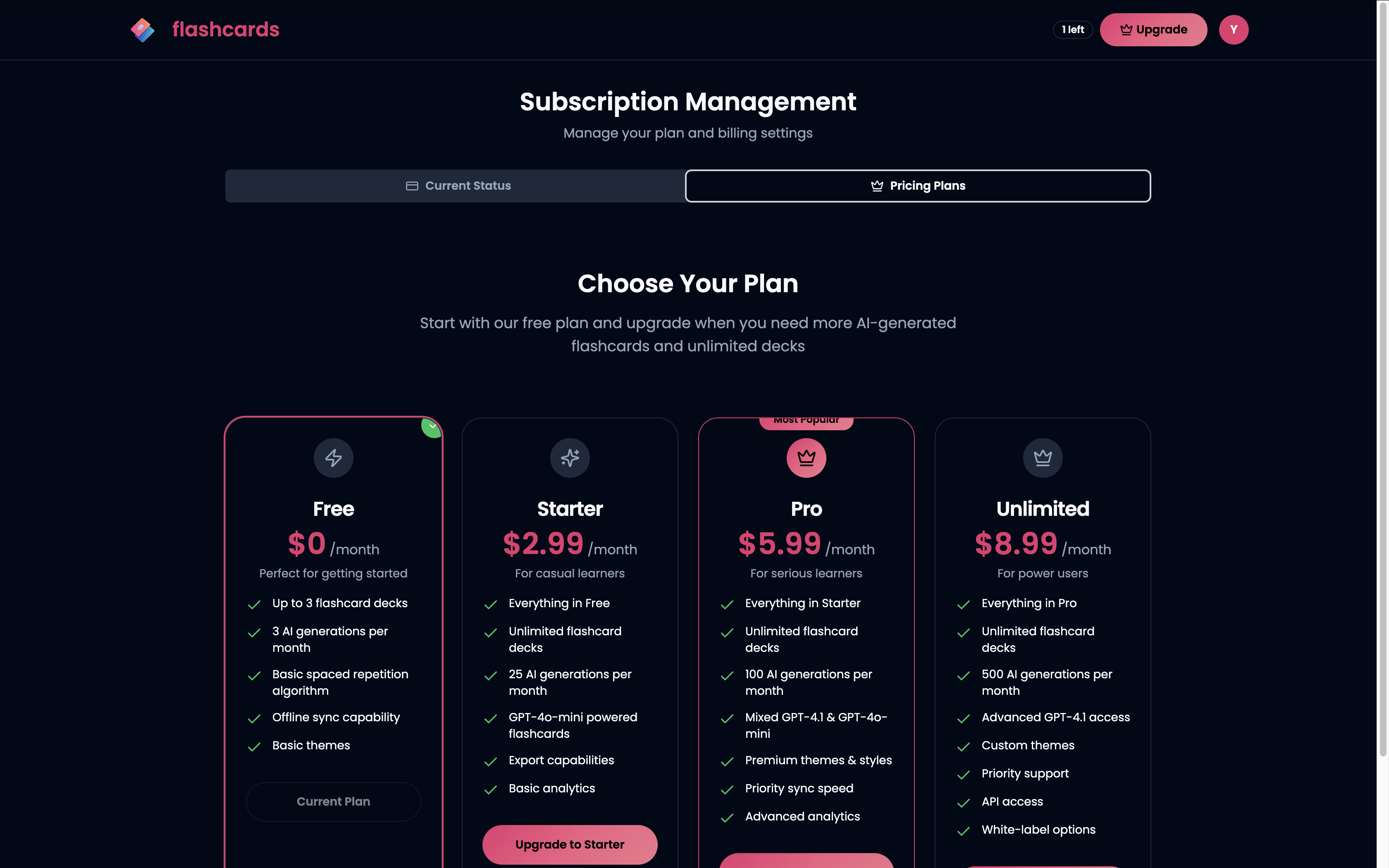 flashcards from dollyland.ai gallery image