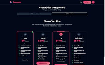 flashcards from dollyland.ai gallery image