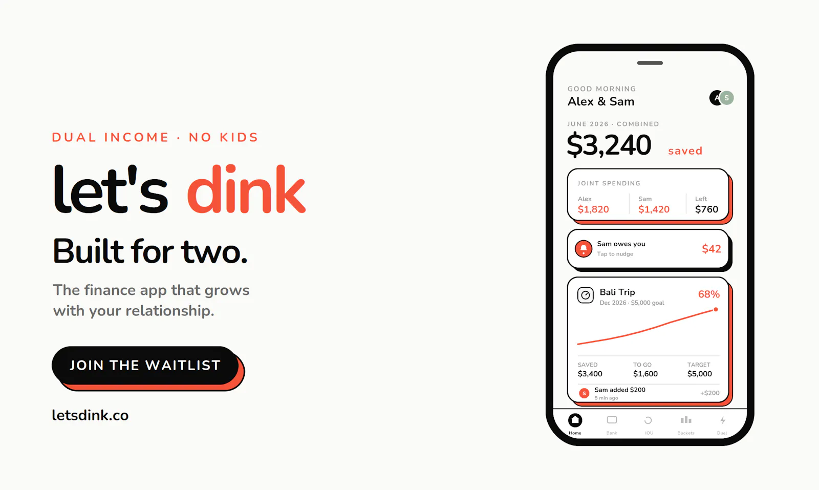 dink — Built for two. screenshot 1