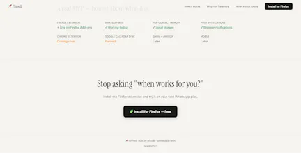 Pinned — Schedule inside chat gallery image
