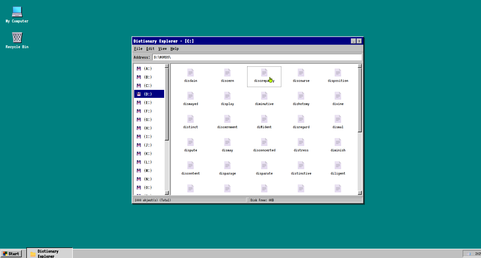 Win95 Infinite File Explorer gallery image