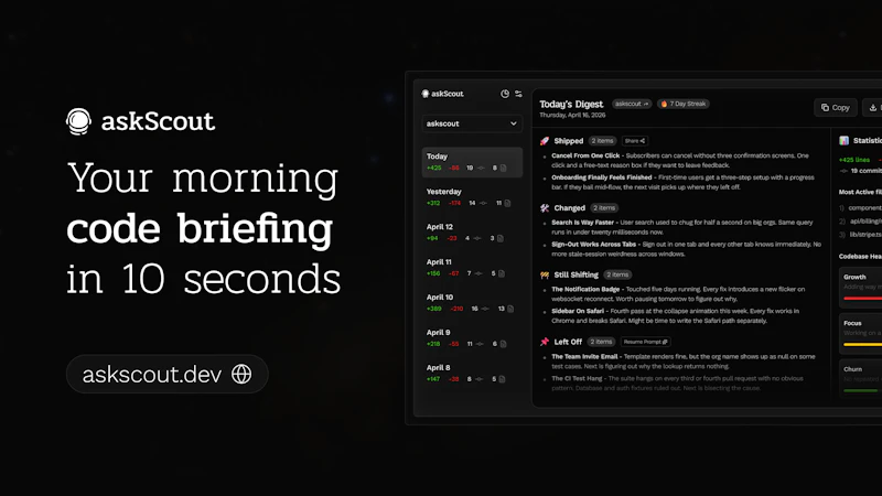 askScout screenshot 2