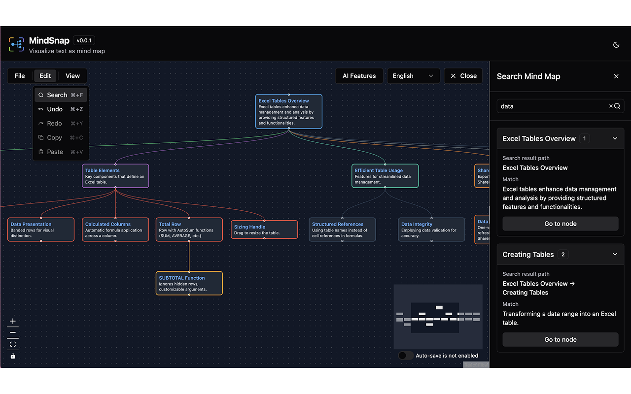 MindSnap – Web to Mind map with AI gallery image