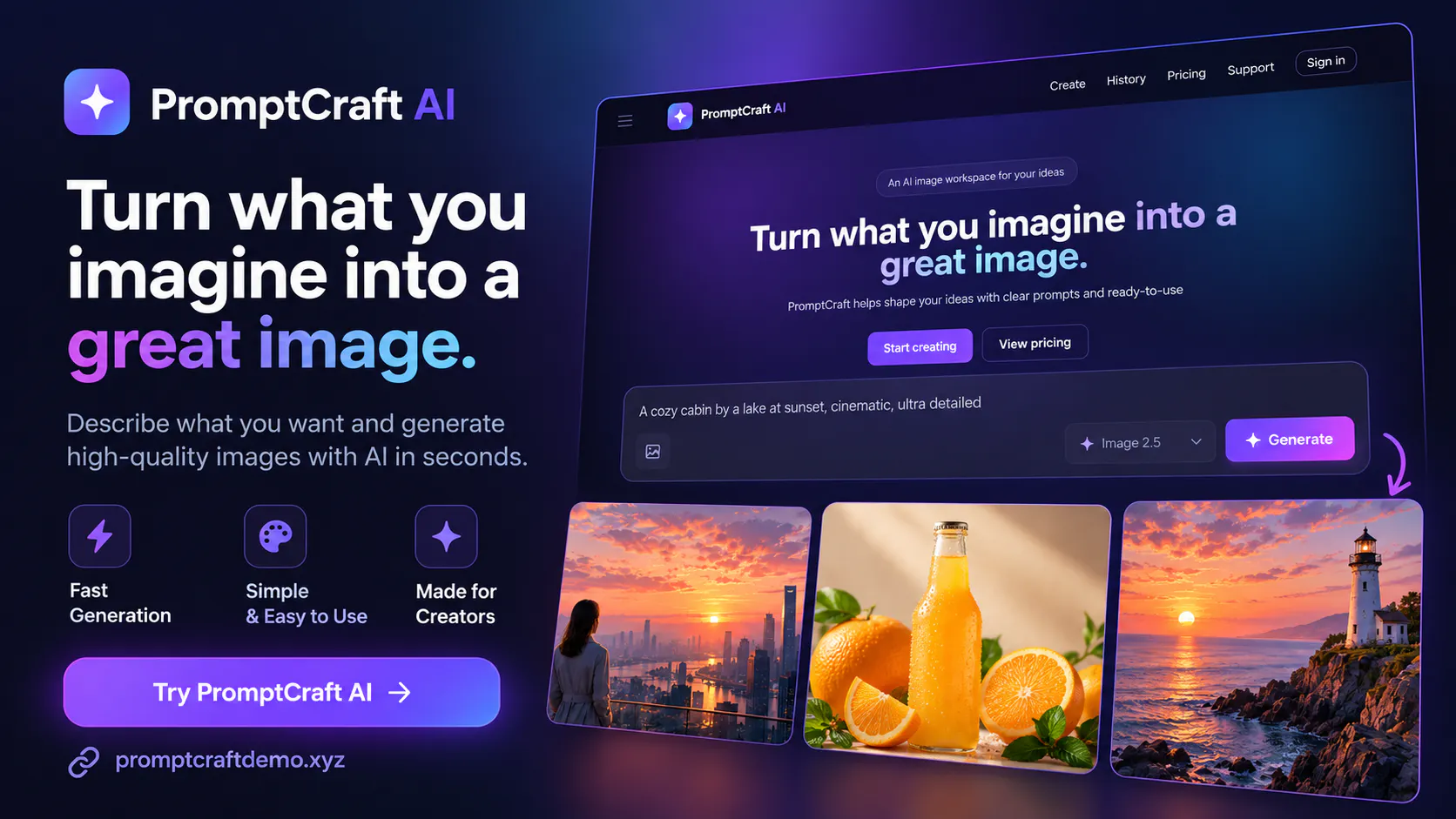 PromptCraft AI gallery image
