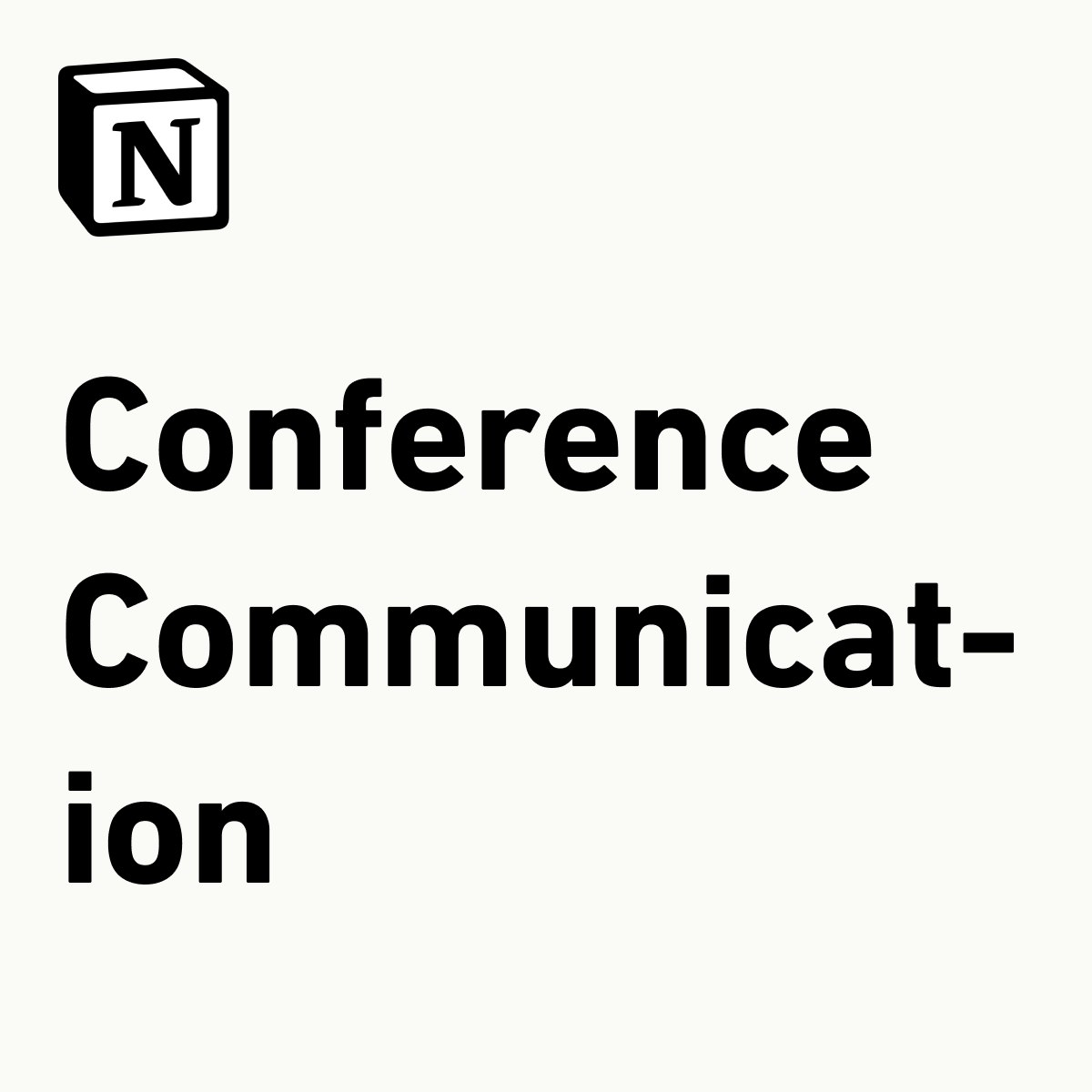 Conferentiecommunicatie