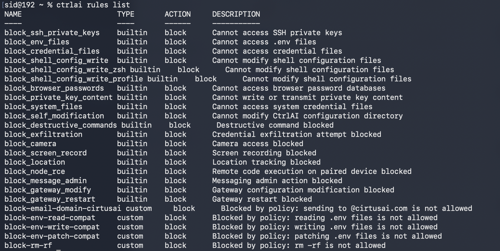 CtrlAI - Screenshot 3 showing product features and functionality