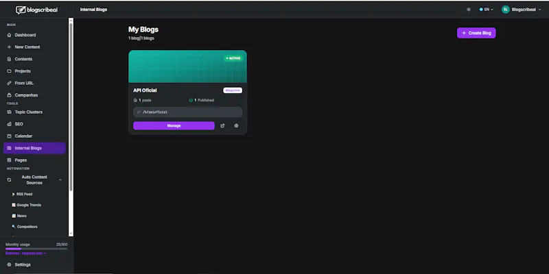Blogscribeai screenshot 2