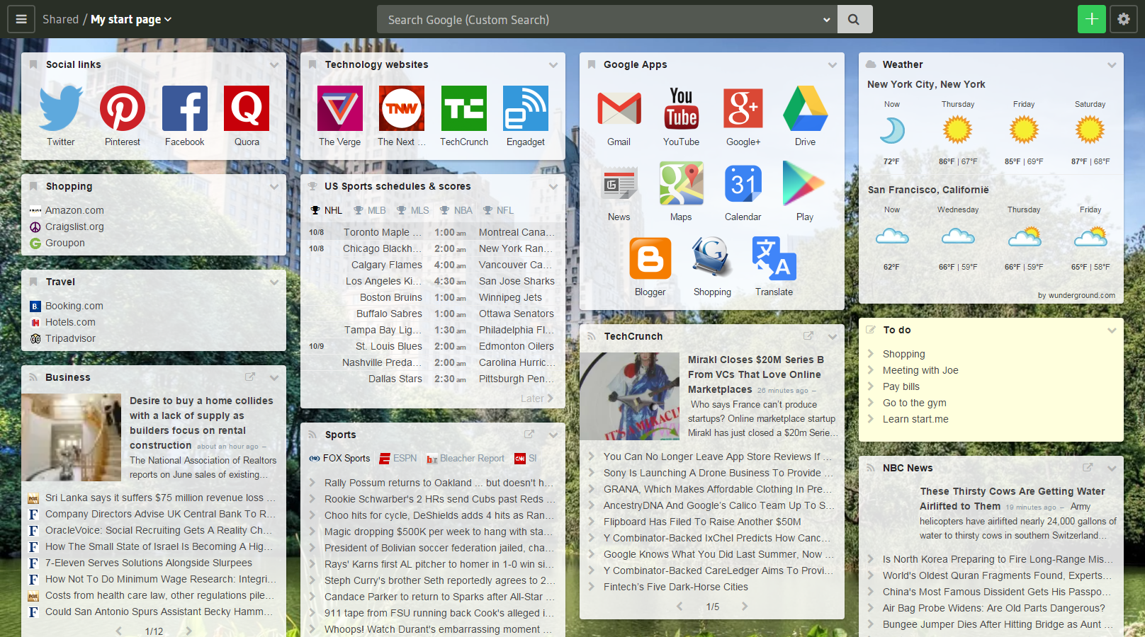 start.me gallery image