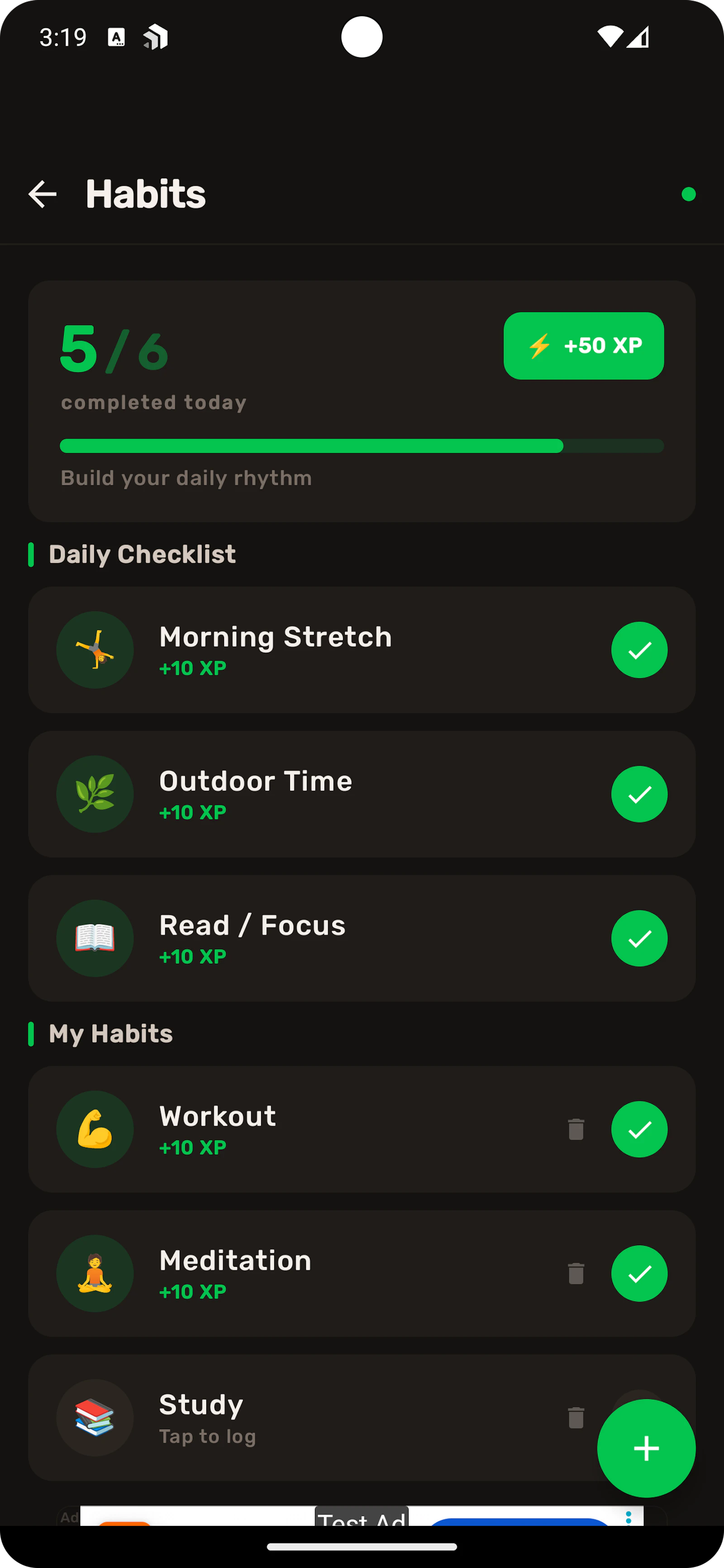 Rhythm: Step Counter & Habits screenshot 3