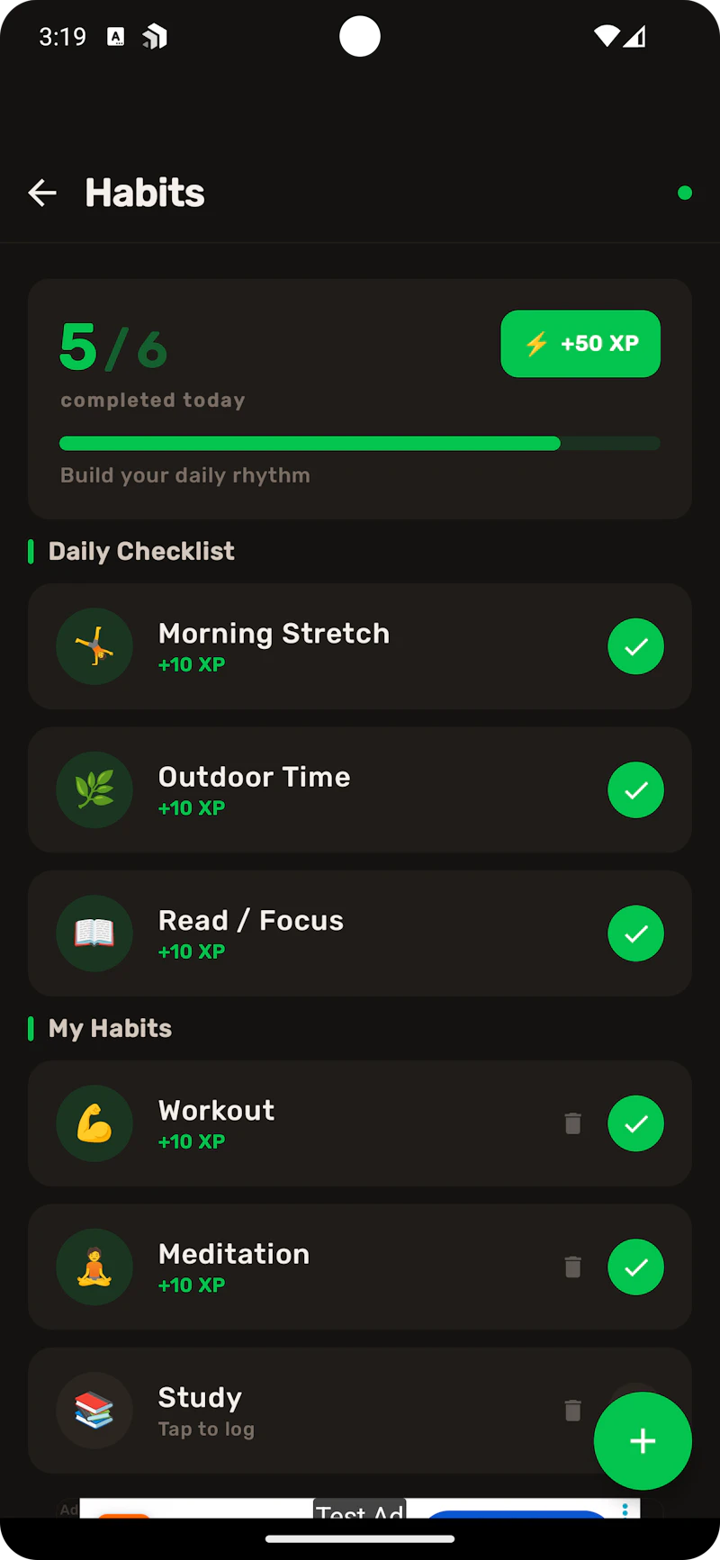 Rhythm: Step Counter & Habits screenshot 3