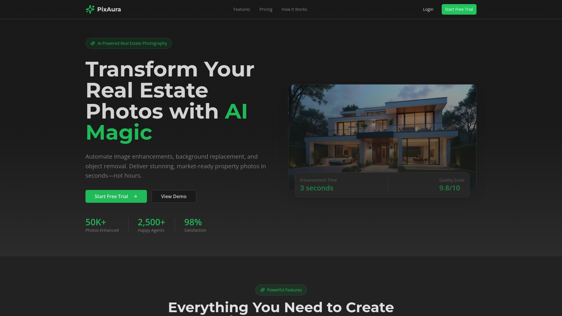 PixAura - Main product screenshot demonstrating key features and user interface