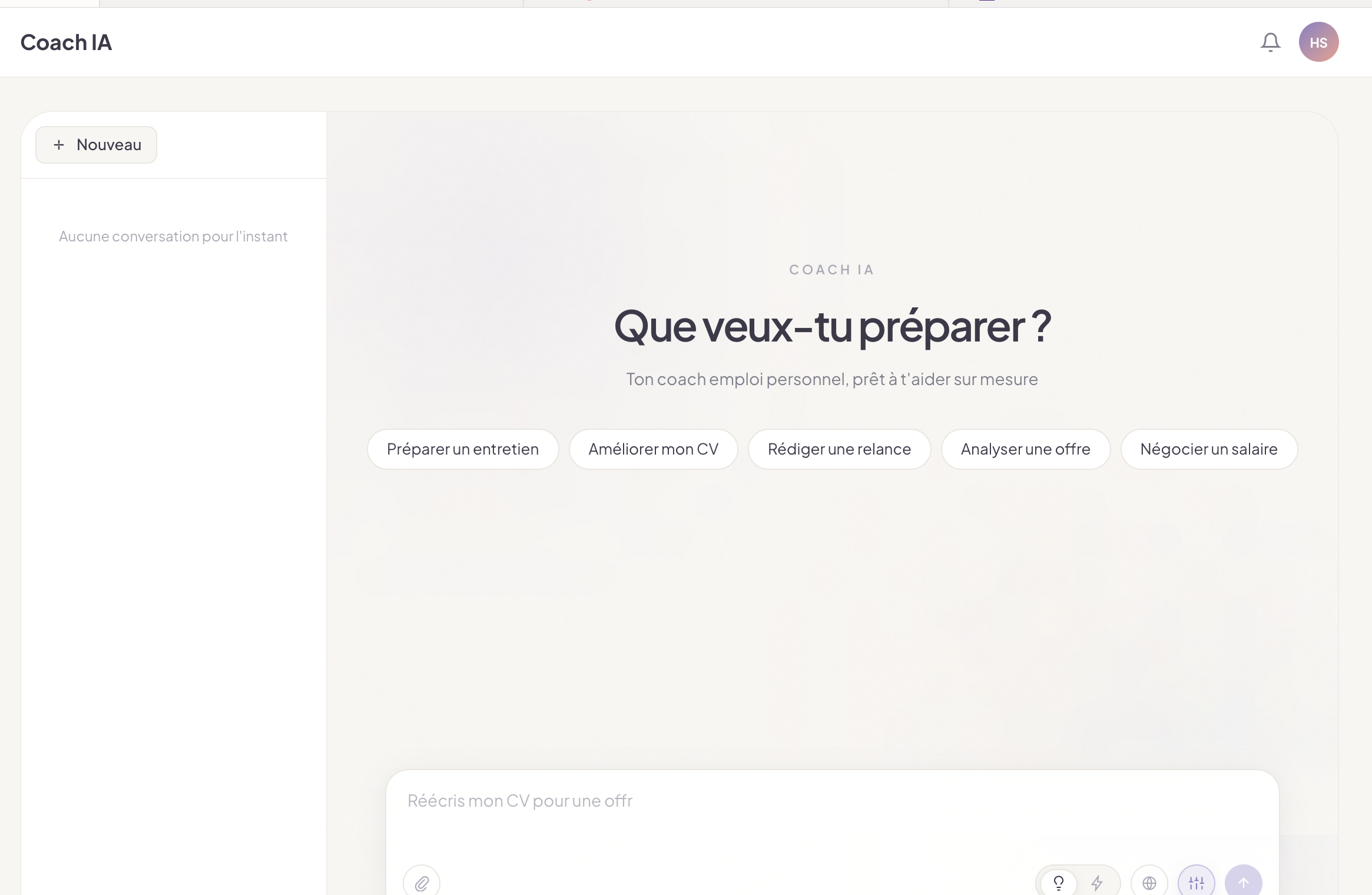 FitMonCV - Screenshot 3 showing product features and functionality