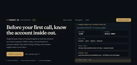 Target IQ | B2B Sales gallery image