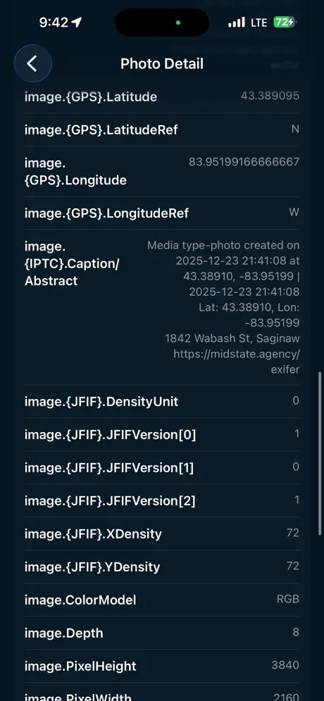 EXIFer Pro – Court-Ready Evidence Camera - Screenshot 3 showing product features and functionality