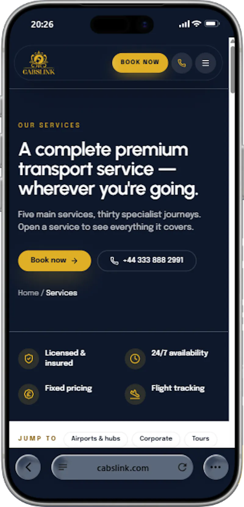 Cabslink screenshot 4