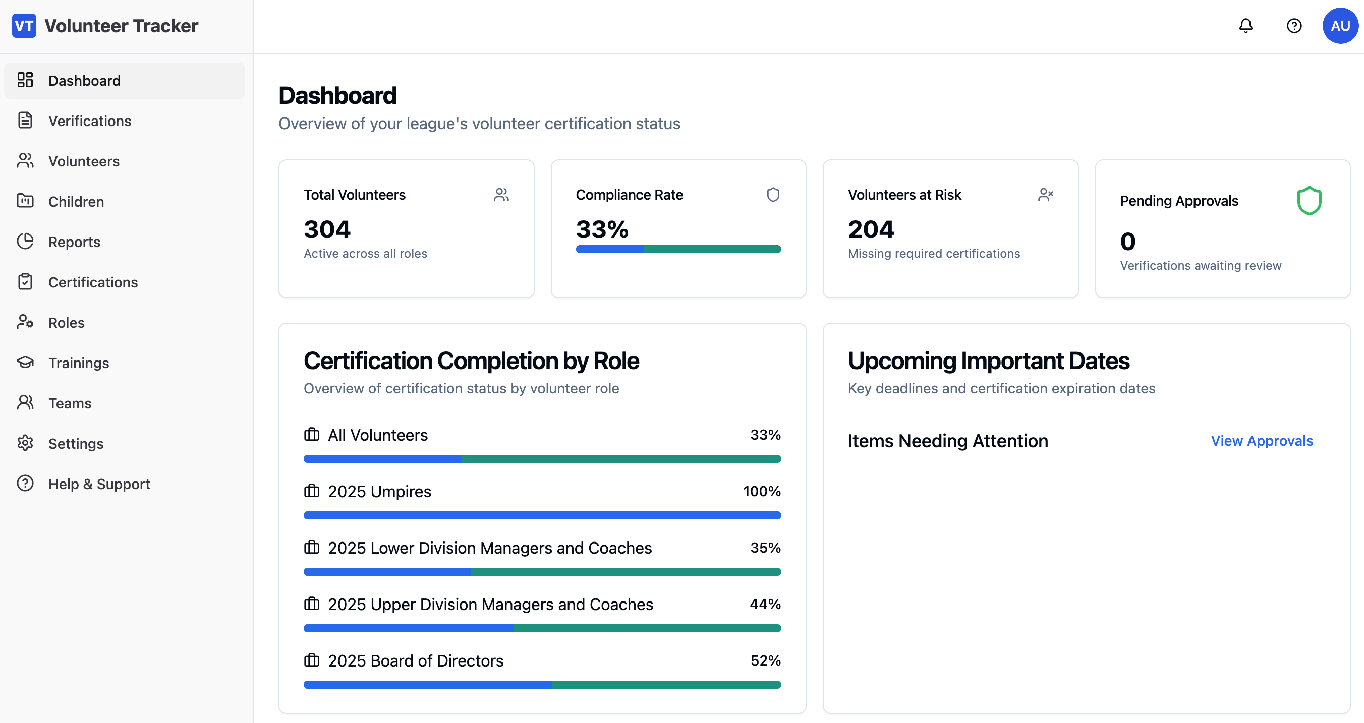 Volunteer Management for Nonprofits - Screenshot 2 showing product features and functionality