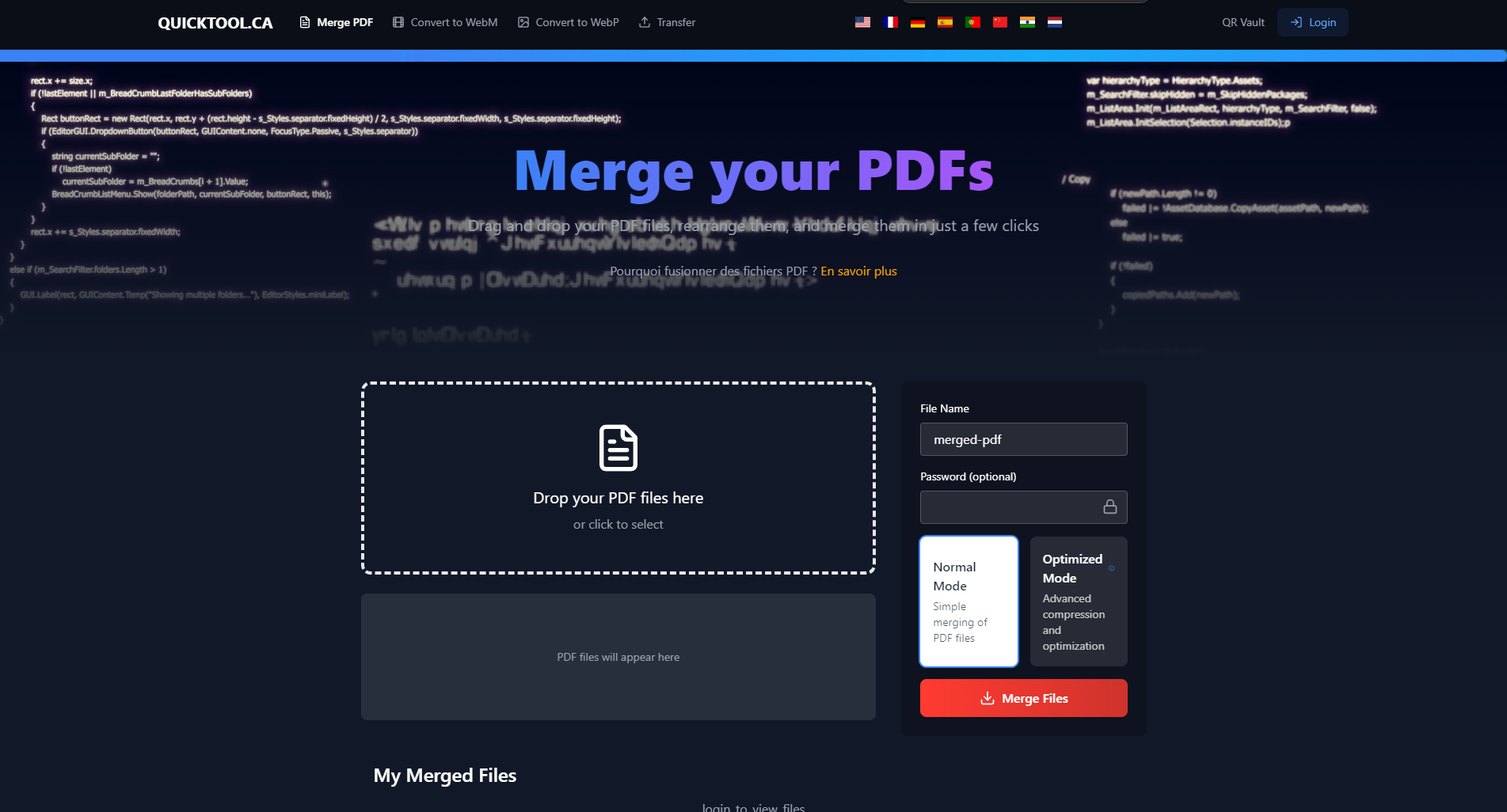 Quicktool.ca - 文件託管和PDF，WebM，WebP轉換 media 1