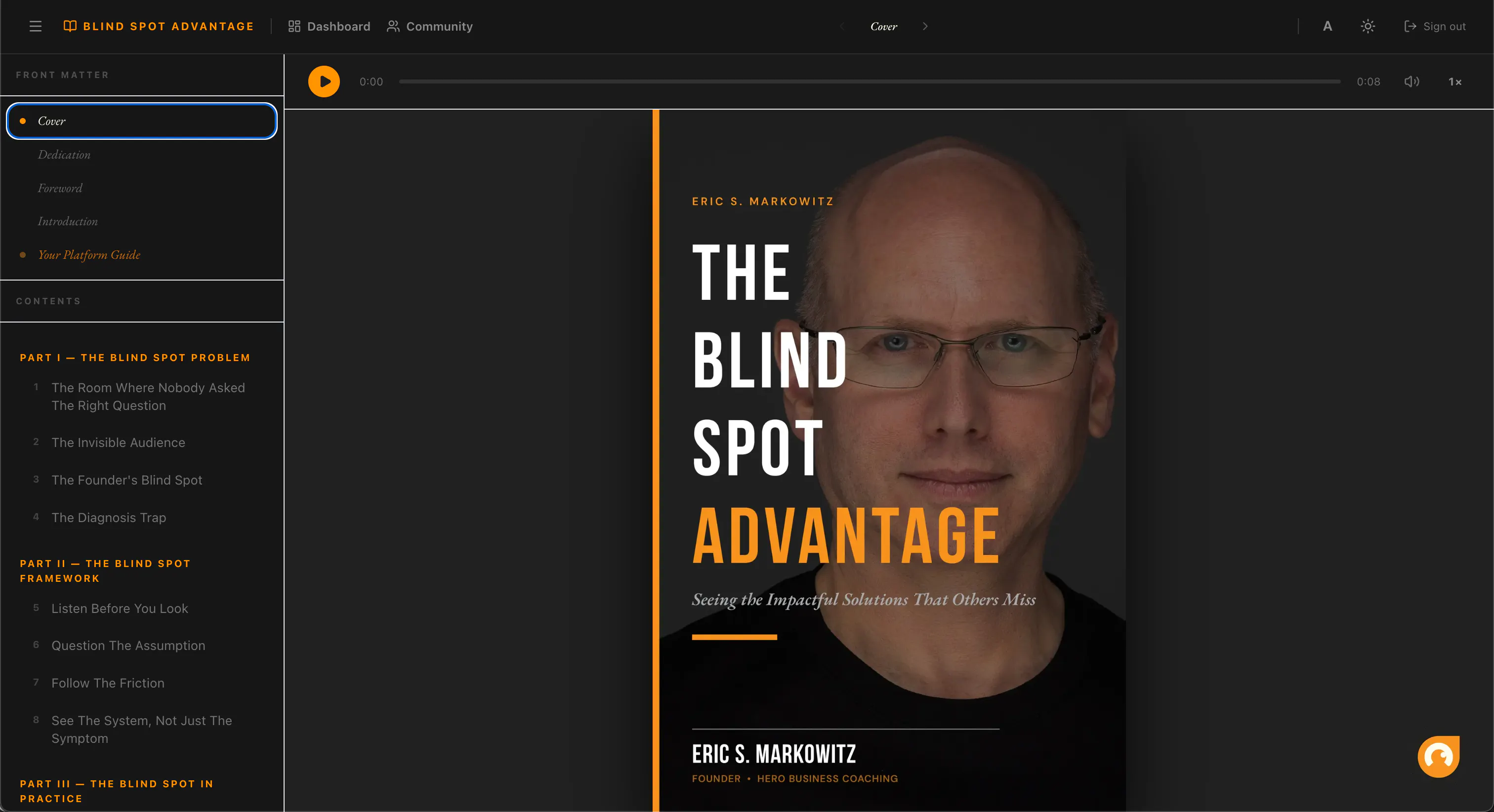The Blind Spot Advantage - Living Book gallery image
