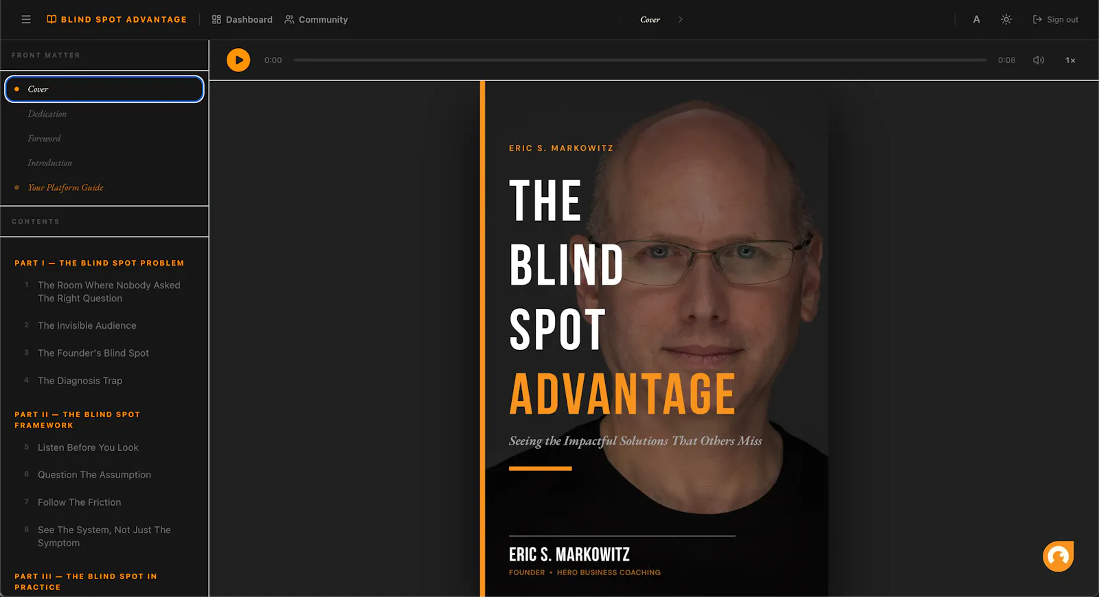 The Blind Spot Advantage - Living Book screenshot 4