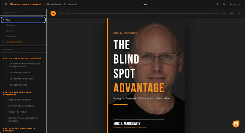 The Blind Spot Advantage - Living Book screenshot 4