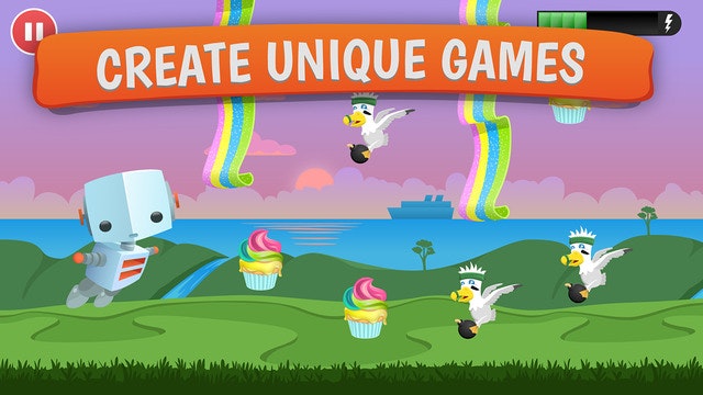 KIDS CAN CREATE THEIR OWN ONLINE GAMES WITH THE CODA GAME APP