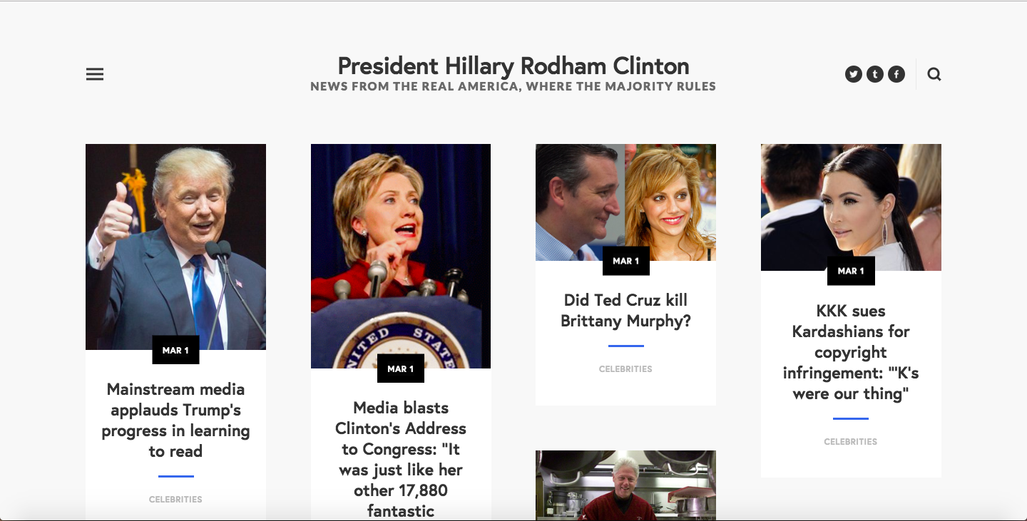 If Hillary had become president? gallery image