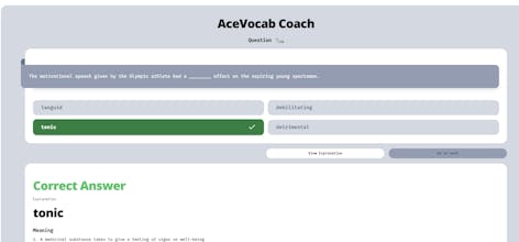 Ace Vocabulary gallery image