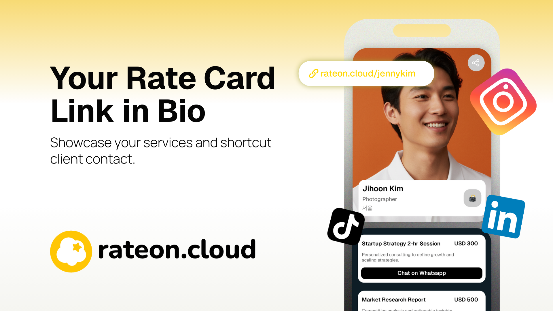 Média Rateon.cloud - La carte de tarif numérique lien en bio pour les pigistes 2