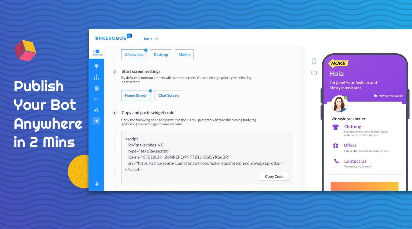 Frontman AI - Chatbot Platform gallery image