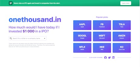 One thousand in gallery image