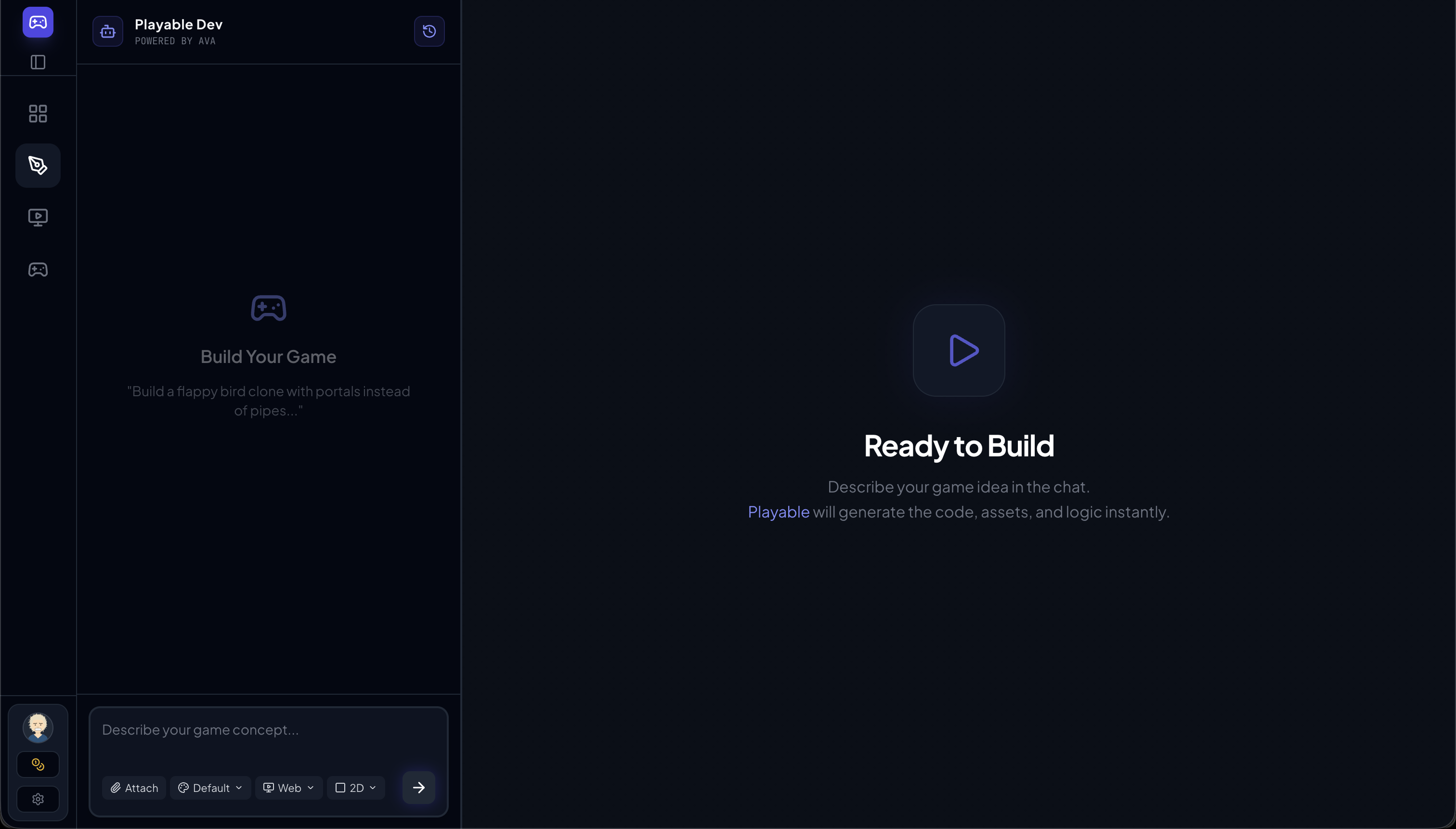 Playable.gg - Screenshot 3 showing product features and functionality