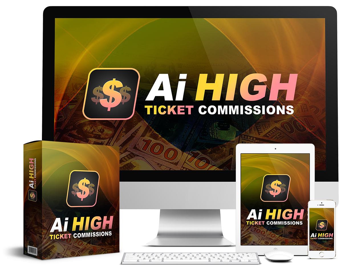 AI HIGH TICKET COMMISSIONS logo