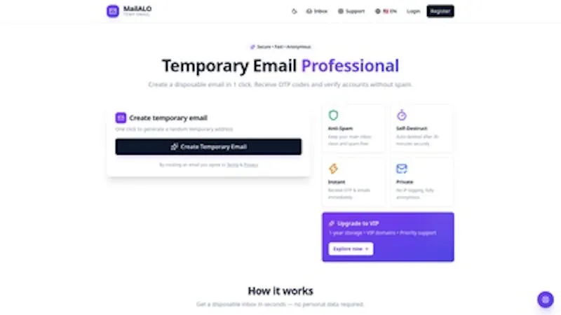MailALO screenshot 1