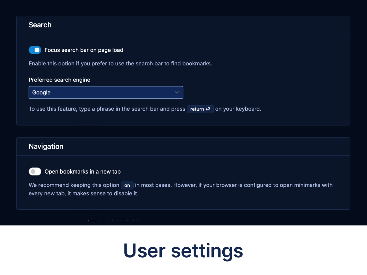 minimarks - Compact Bookmark Manager para equipos y entusiastas de la web media 6