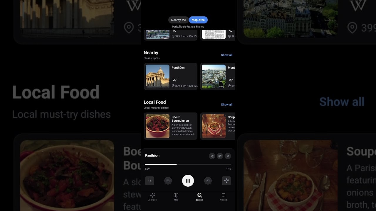 Nunu: Personal - AI Audio Travel Guide gallery image