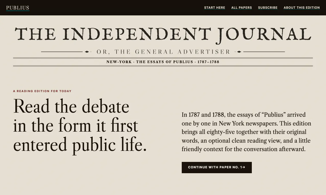 Federalist Reader gallery image