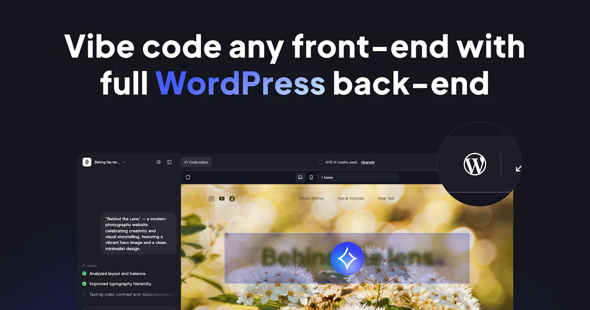 Vibe for WordPress by 10Web
