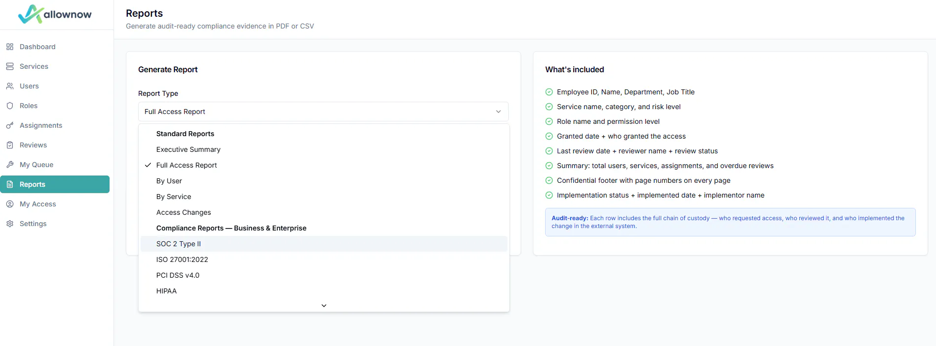AllowNow — Access Compliance Manager gallery image