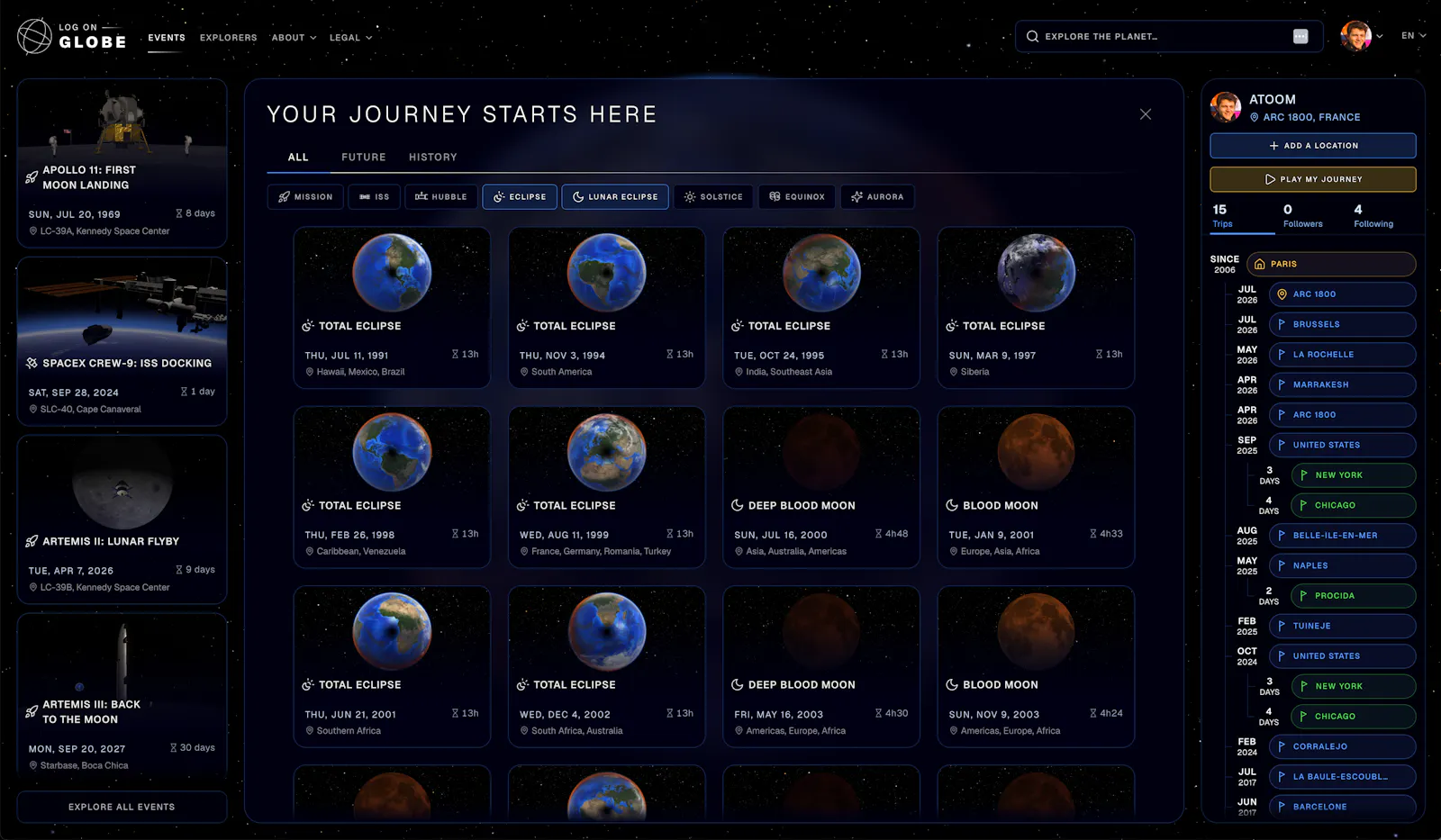 LOG ON GLOBE screenshot 7