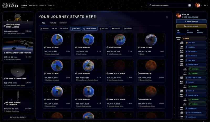 LOG ON GLOBE screenshot 7