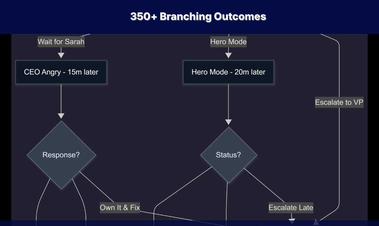 Technical Lead Simulator - Screenshot 2 showing product features and functionality