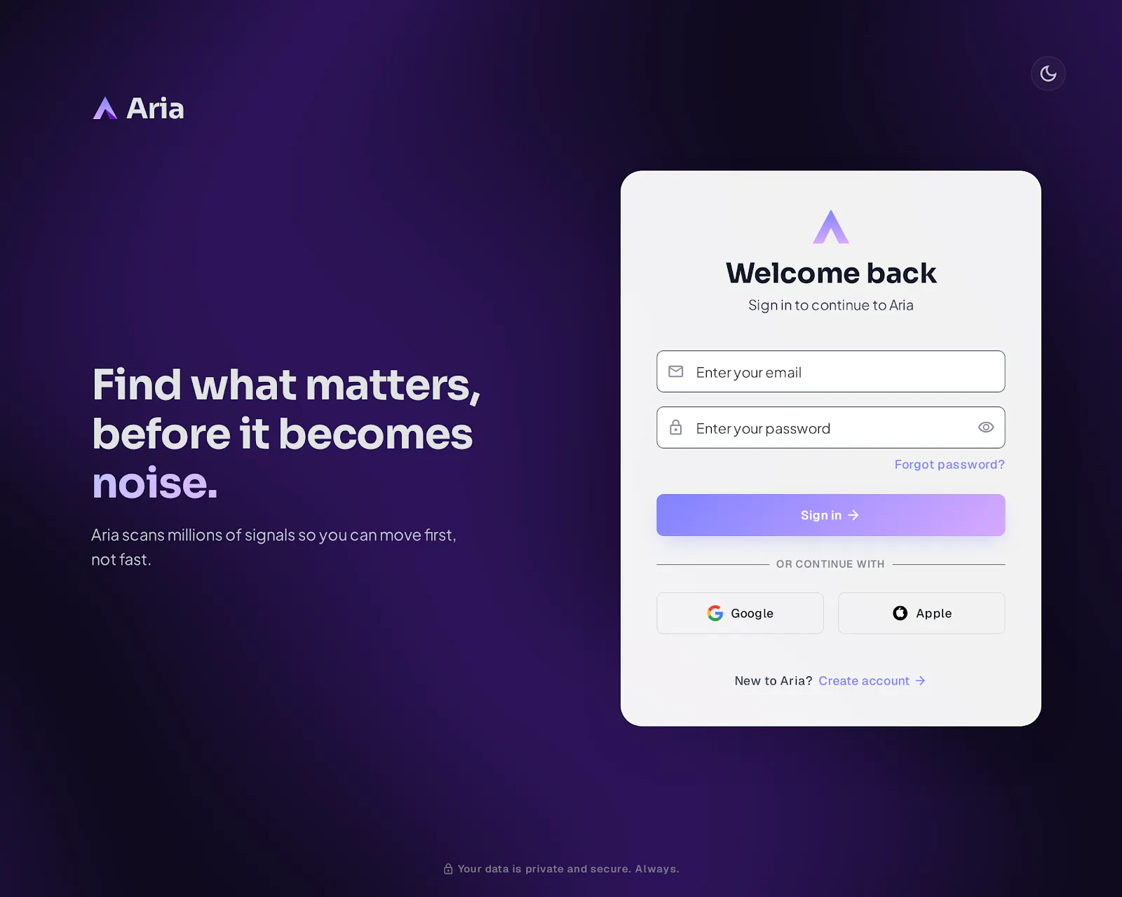 Aria gallery image