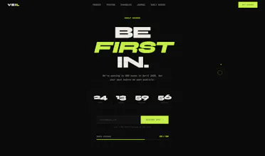 VEIL-Dark HTML Template for AI Startups gallery image