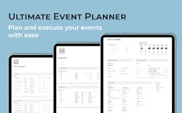 Ultimate Notion Event Planner media 1