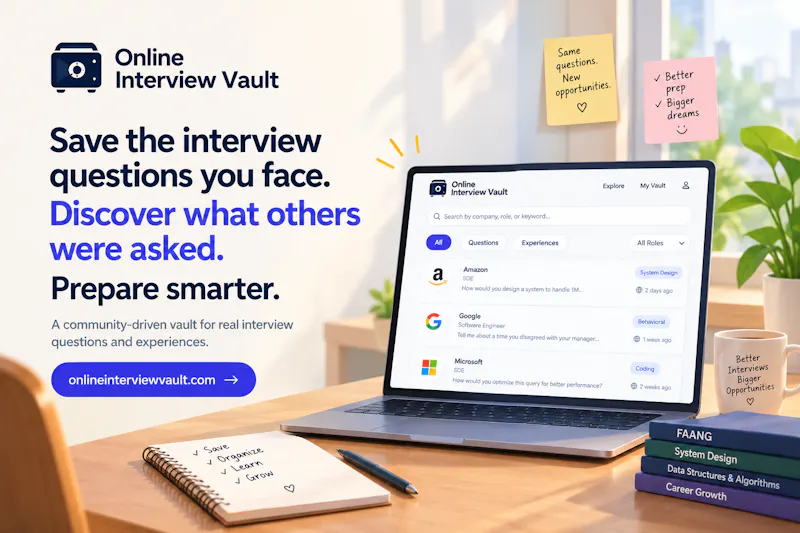 Online Interview Vault screenshot 4