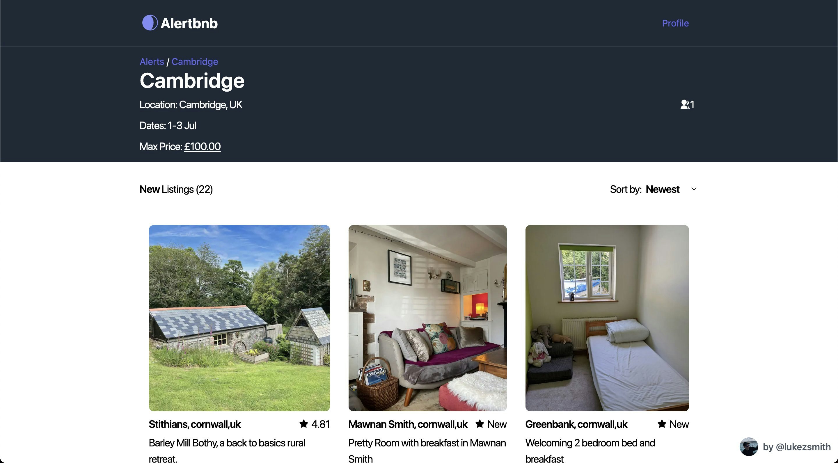 Alertbnb - Real time alerts for Airbnb listings media 2